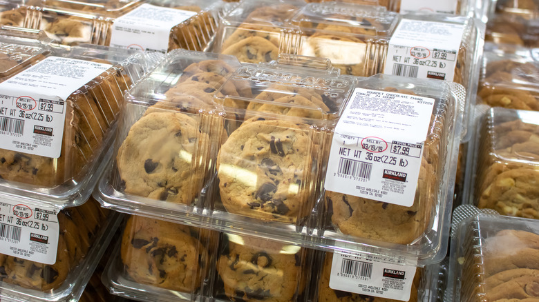Costco cookies on display at store