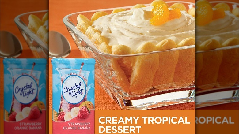 A dessert made using a Crystal Light Drink Mix