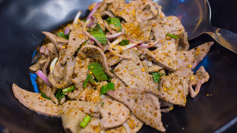 Pork Liver Salad with Culantro