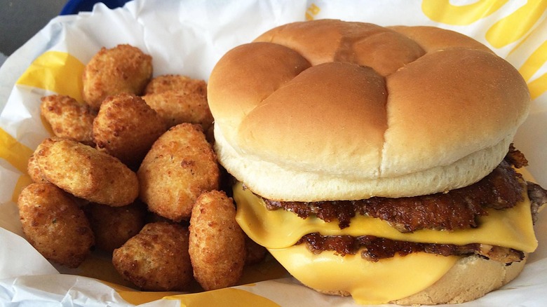 Culver's burger and cheese curds