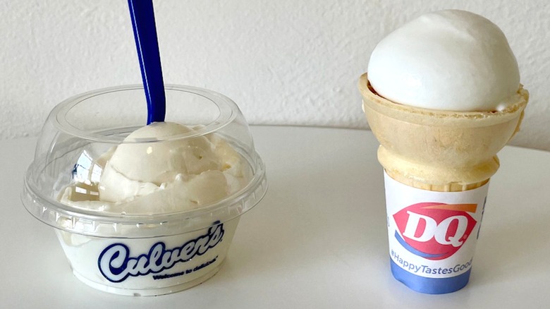 Culver's custard and Dairy Queen soft serve