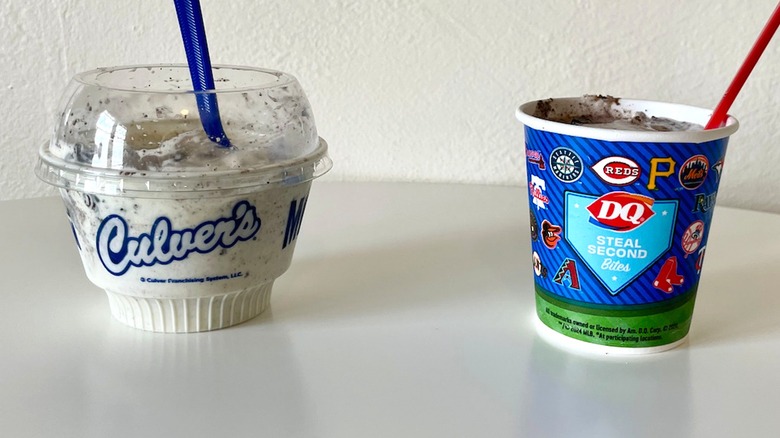 Culver's Concrete and Dairy Queen Blizzard