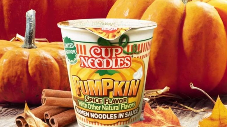 Cup Noodles pumpkin spice flavor