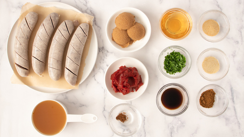 homemade currywurst ingredients