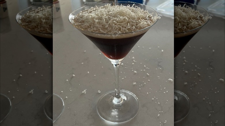 A parmesan espresso martini