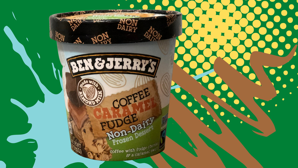 Pint of Ben & Jerry's Coffee Caramel Fudge Dairy-free Ice Cream