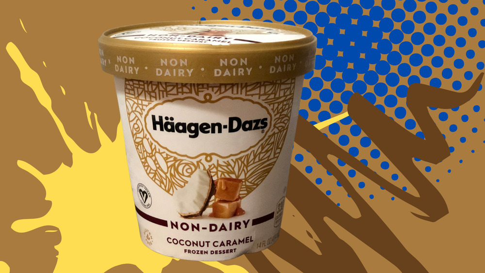 Pint of Haagen-Dazs dairy-free coconut ice cream