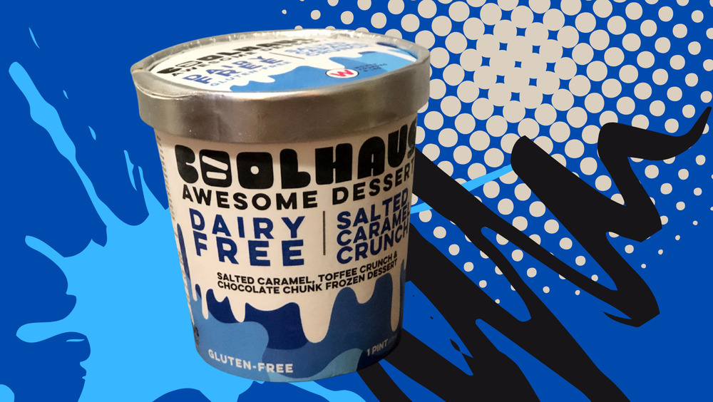 Salted Caramel Crunch ice cream pint by Coolhaus