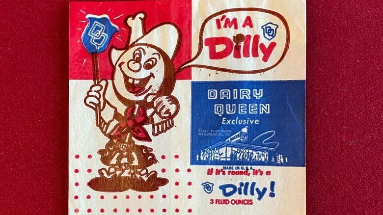 vintage Dilly Bar wrapper
