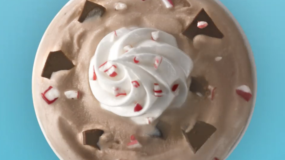 Dairy Queen Peppermint Hot Cocoa Blizzard