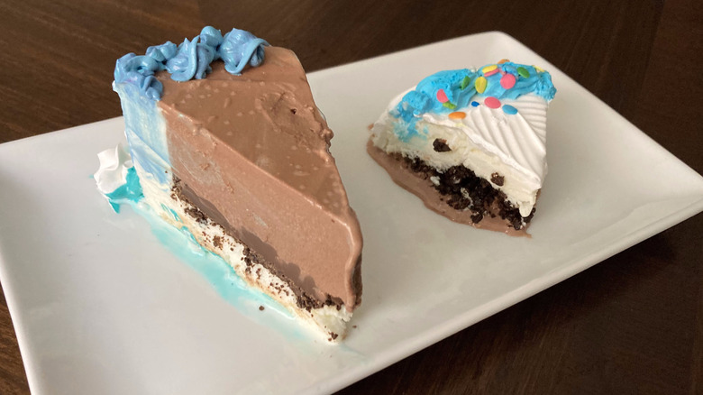 slices of ice cream cake