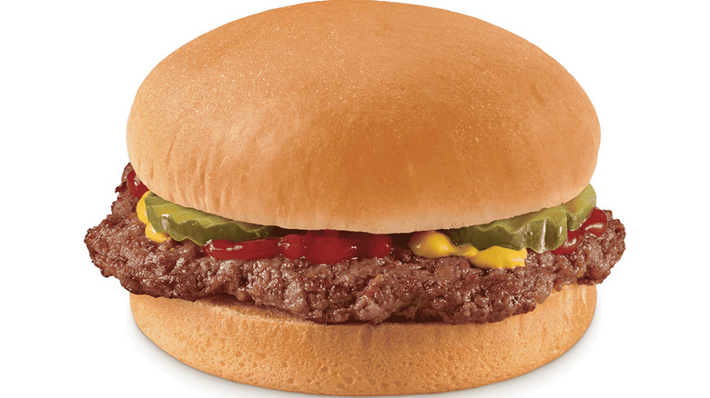 Dairy Queen single hamburger