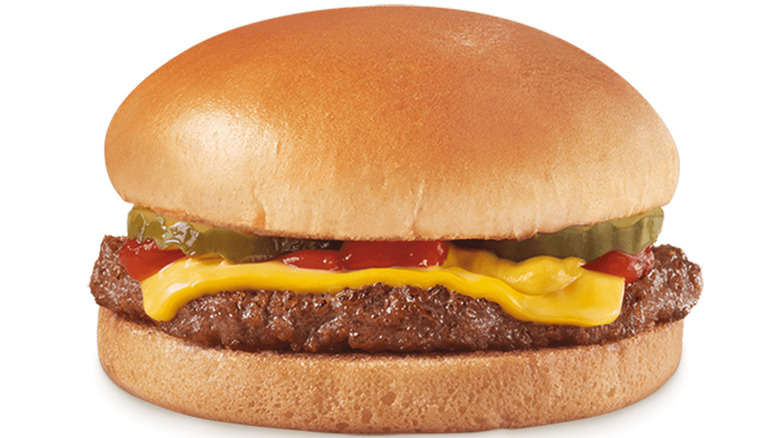 Dairy Queen single cheeseburger