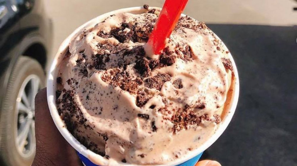 Oreo Mocha Fudge Blizzard 