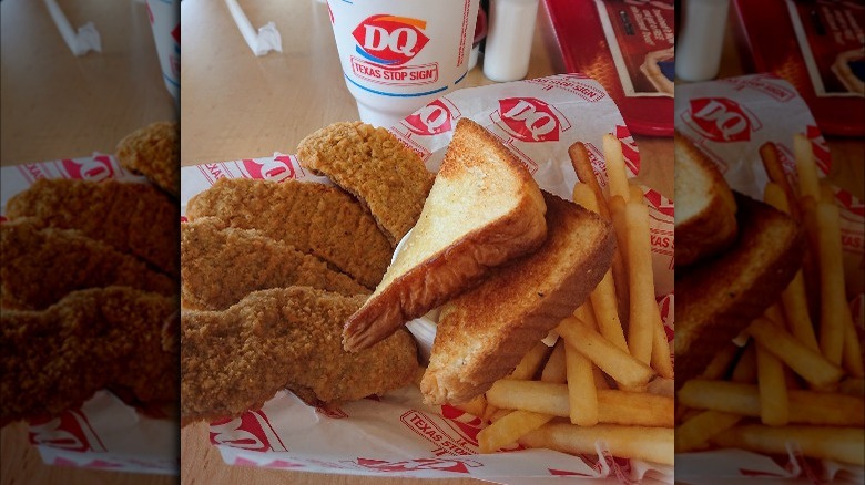 A Steak Finger Country Basket from Dairy Queen