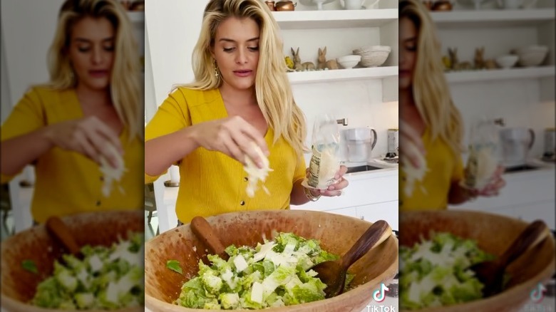 Daphne Oz makes Caesar salad