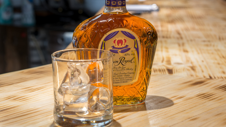 Crown Royal Whisky and glass