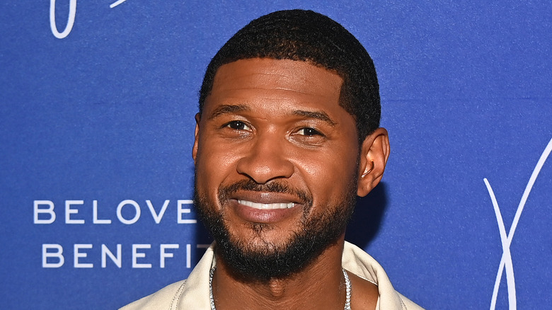 Usher smiling