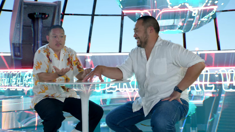 David Chang and Eddie Huang talking