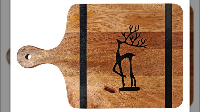 Reindeer wood board