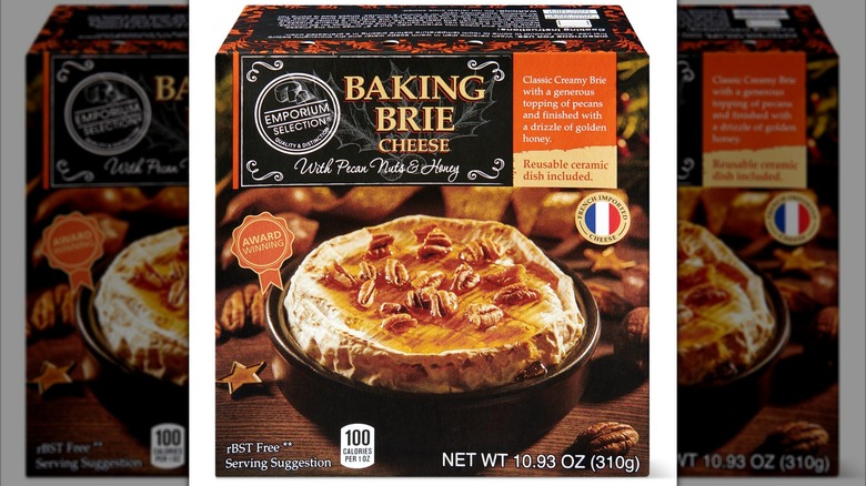 Aldi Emporium Selection baking brie cheese package