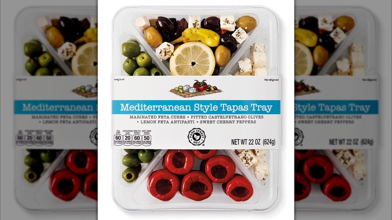 Park Street Deli Mediterranean tapas tray with packaging