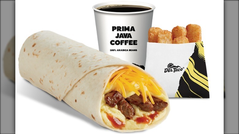 Del Taco Carne Asada Burrito 