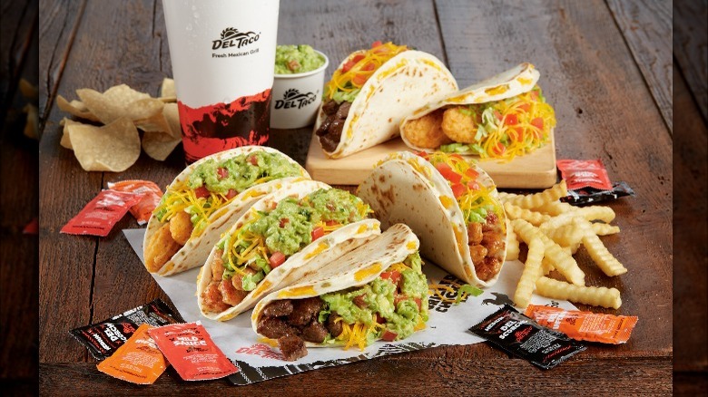 Stuffed Quesadilla Tacos from Del Taco