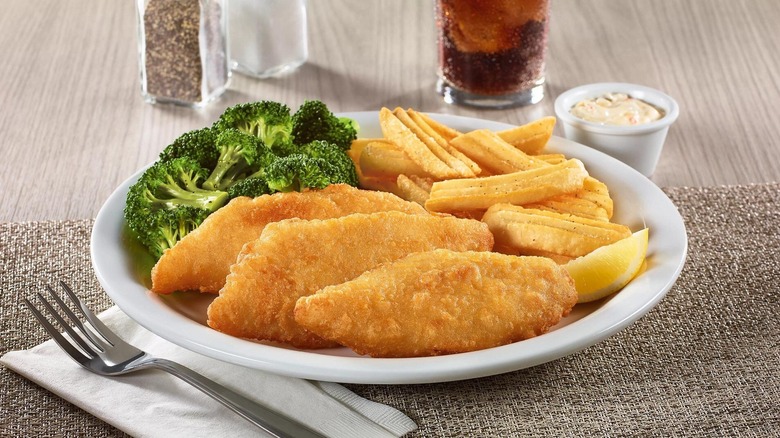 breaded fish from Denny's