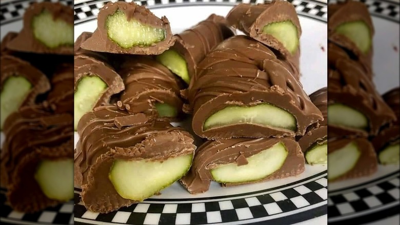 chocolate-covered pickles