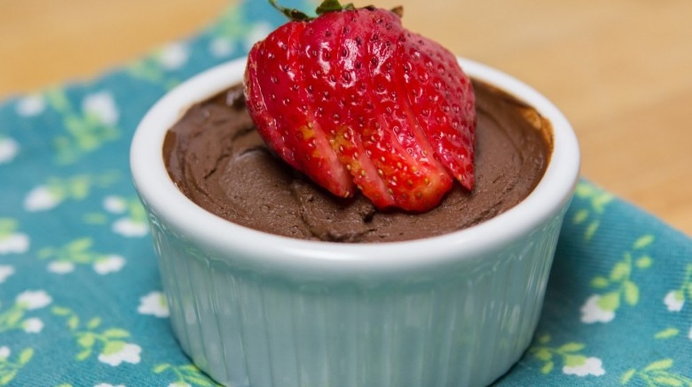 cup of chocolate mousse