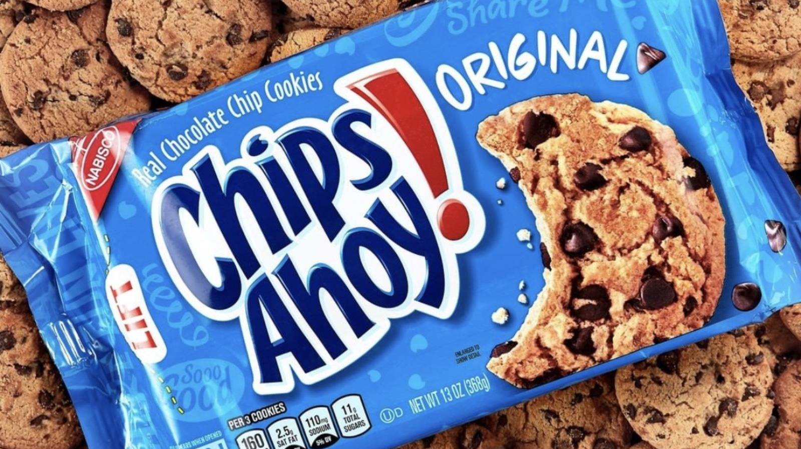 Chips Ahoy! Cookie label. The photo was taken for this study.