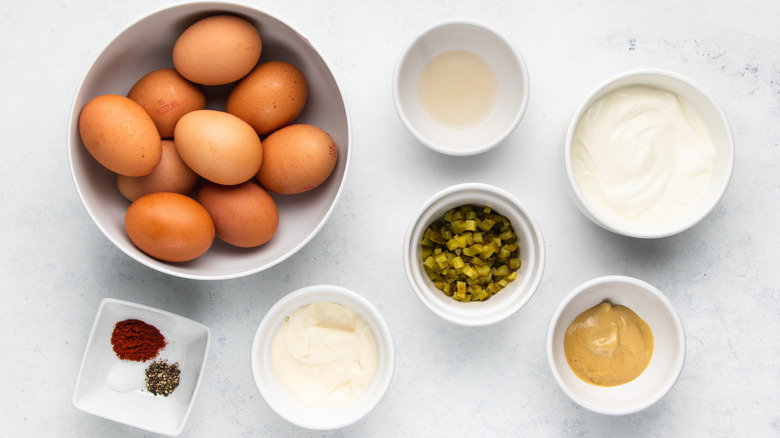 deviled egg dip ingredients