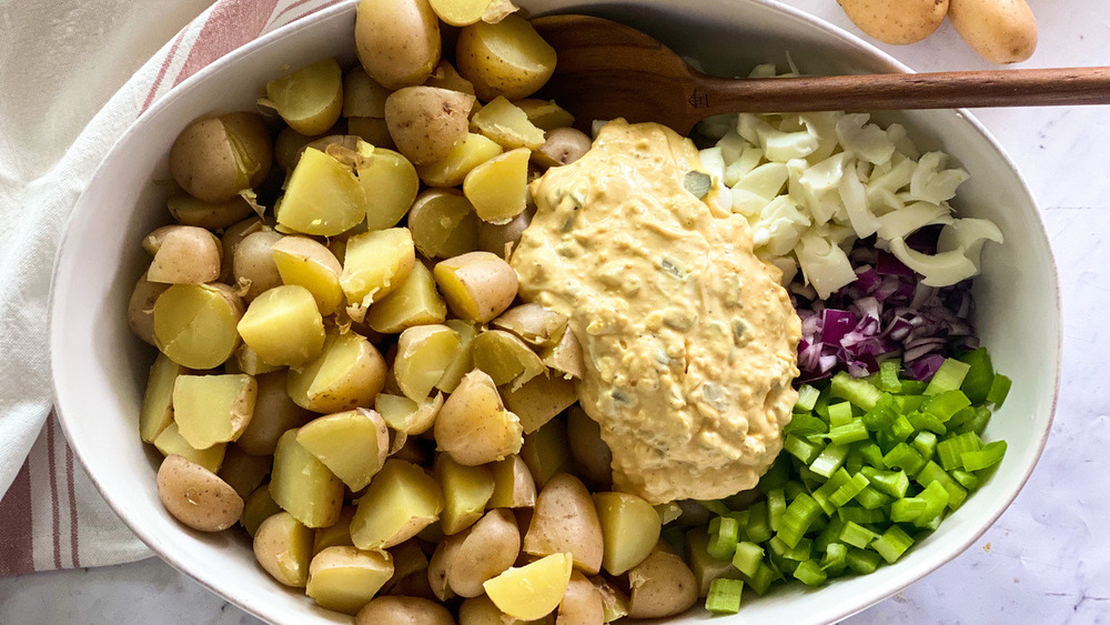 deviled egg potato salad