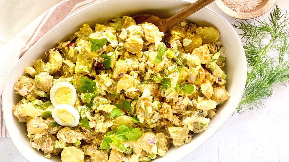 deviled egg potato salad