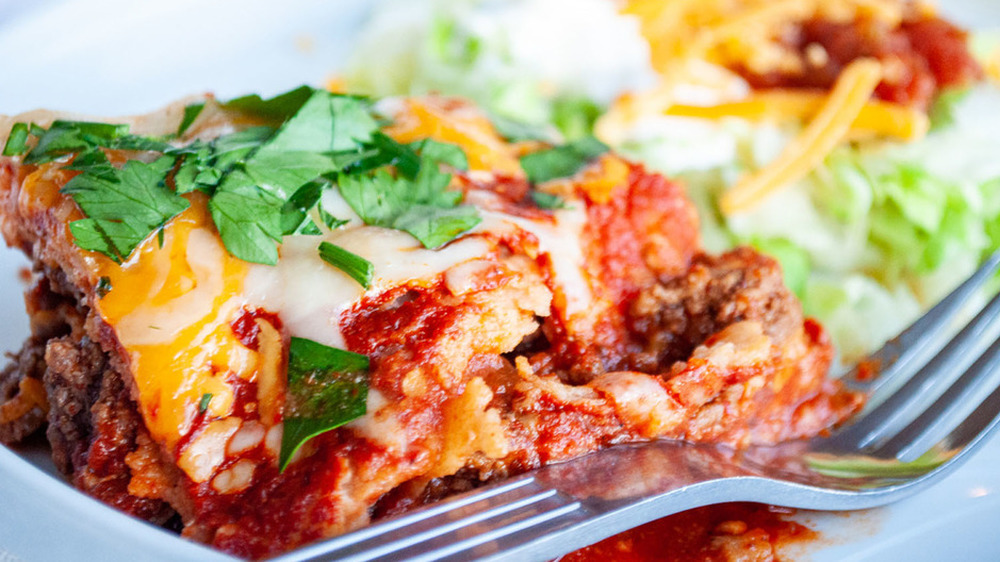 enchilada casserole with cheese