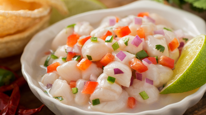 scallop ceviche