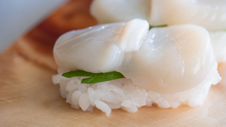 scallop sushi