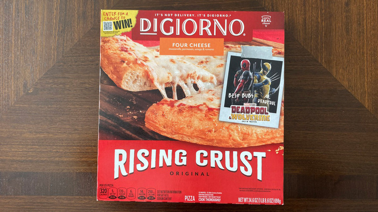 DiGiorno Rising Crust Four Cheese pizza