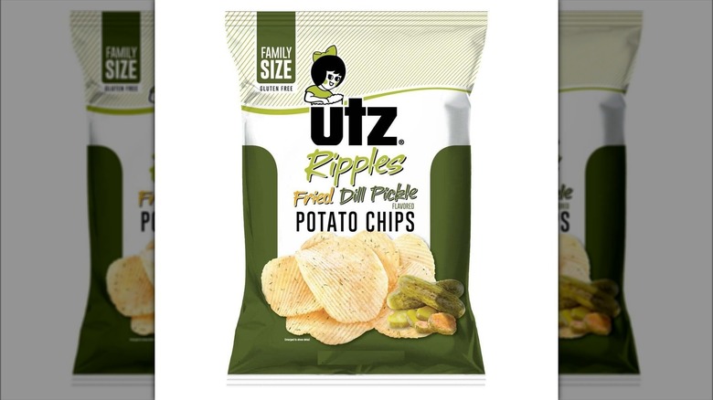 Utz Fried Dill Pickle potato chips