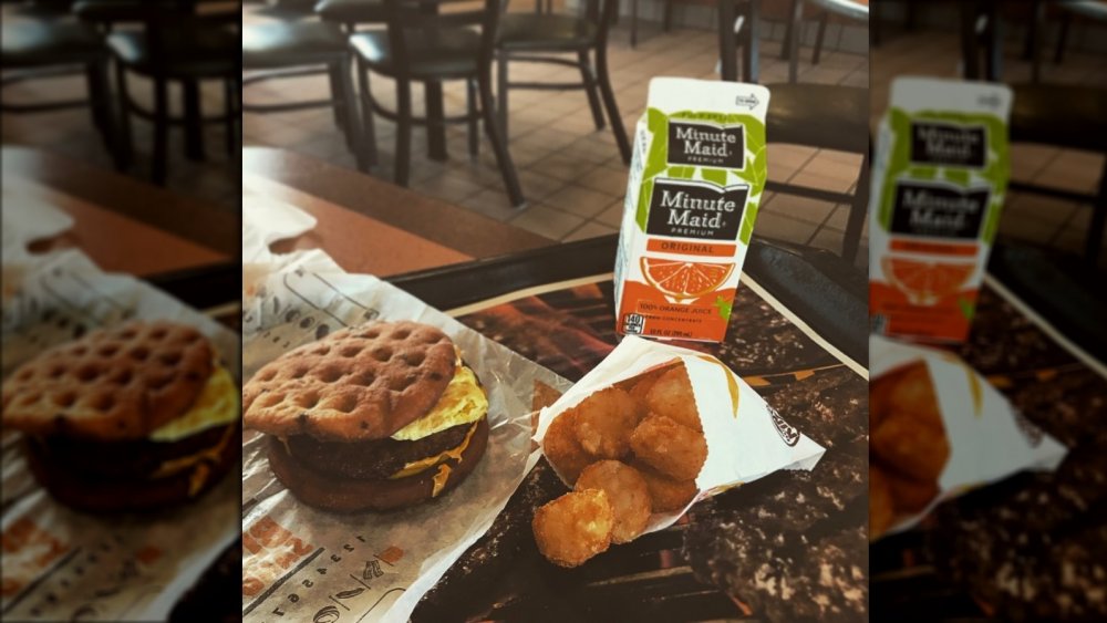 Burger King's Maple Waffle Sandwich