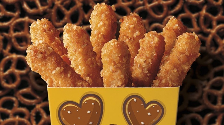 Crispy Pretzel Chicken Fries