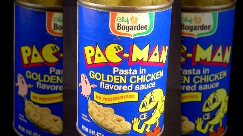 Pac-Man chicken flavored pasta