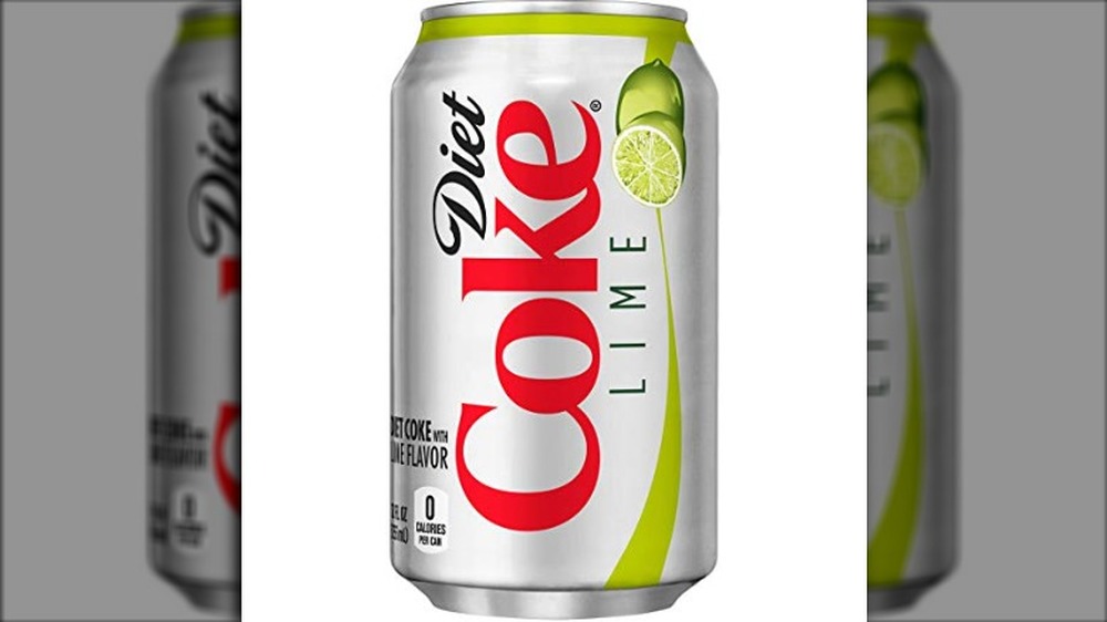 Diet Coke Lime can