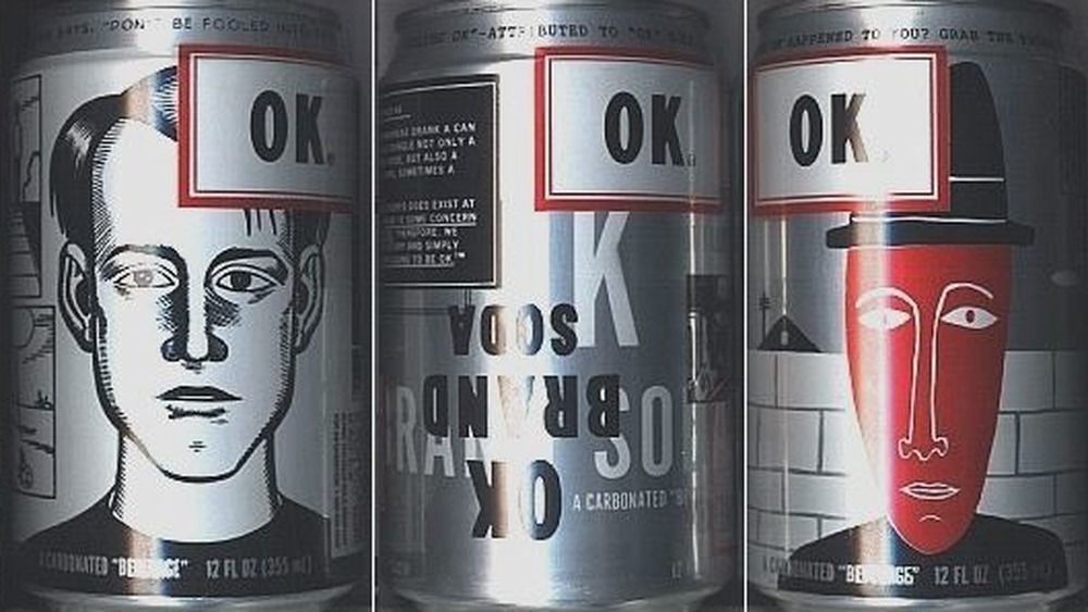 OK Soda cans