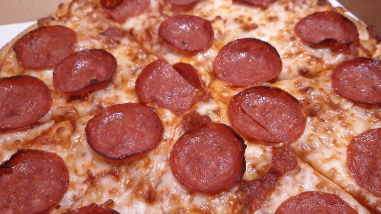 Domino's pepperoni pizza