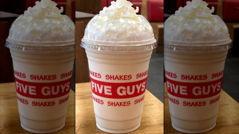 Malted milkshake from Five Guys