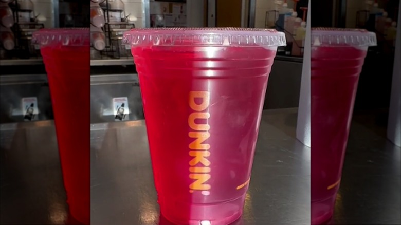 Raspberry Watermelon Refresher from Dunkin