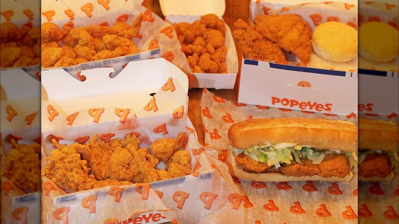 Fried fish at Popeyes