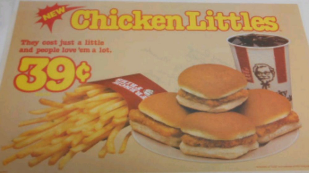 Ad for Chicken Littles, a discontinued fast food favorite